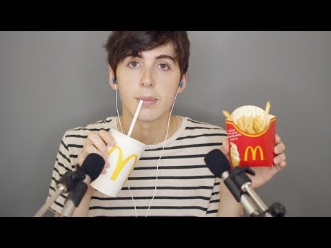 Mcdonalds ASMR ! Warning: Mouth Sounds