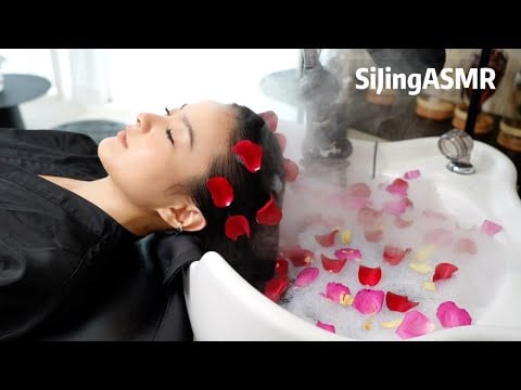 ASMR🌸 Romantic Flower Scalp Spa, 2 Hours of Deep Massage Treatment to Help Me Drift into Dreamland 😪
