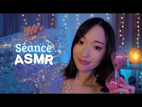 Séance ASMR 🌙 10 triggers relaxants + chuchotements doux 😴🎧