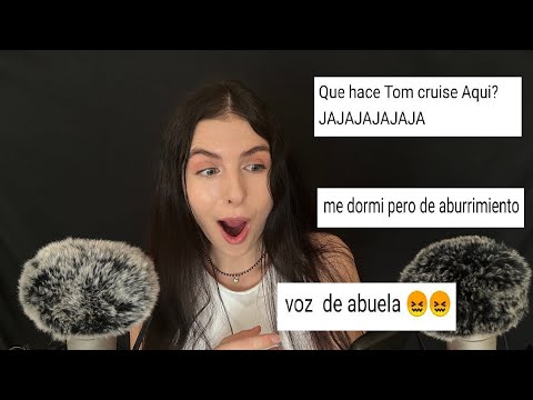 ASMR Leyendo comentarios RAROS de mi canal😁 Rusa susurra en español ✨