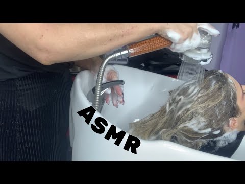 ASMR APLICADO MINHA PRIMA LAVANDO MEU CABELO