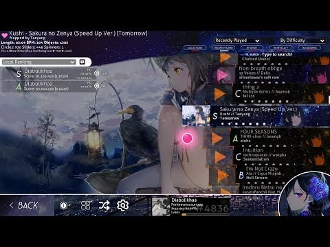 Sakura no Zenya (Speed Up Ver.) [Tomorrow] +HD 99.33% FC