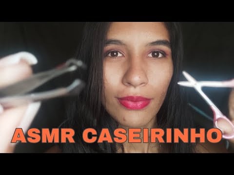 ASMR CASEIRINHO: FAZENDO SUA SOBRANCELHA 💆🏽‍♀️