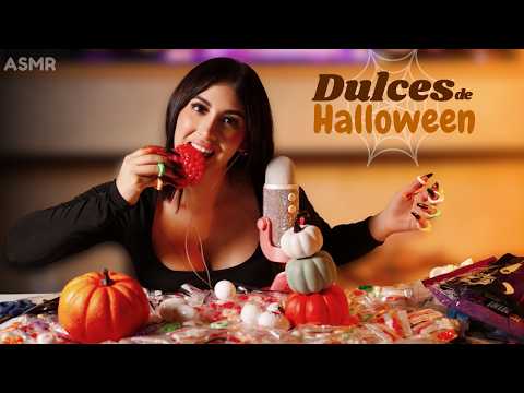 ASMR Probando Dulces de Halloween 🎃