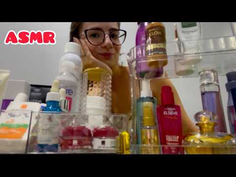 ASMR ORGANIZANDO MINHA PENTEADEIRA #asmr