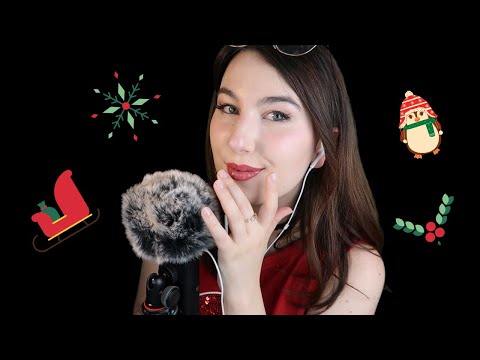 ASMR Português | Sussurros de Natal ~ Beijos ~ Sons de Boca