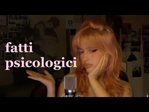ASMR ITA, ti sussurro fatti di psicologia finchè non dormi😴💞 close up whispering