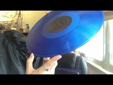 ASMR | Vinyl tracing & tapping [soft-spoken]