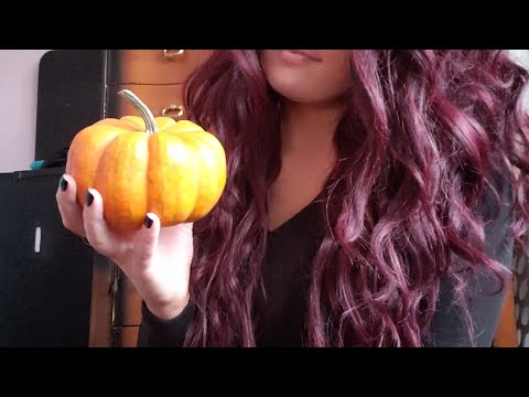 ASMR Repeating Tingly Trigger Words, Pumpkin Tapping, Mouth Sounds(Headphones Recommend)