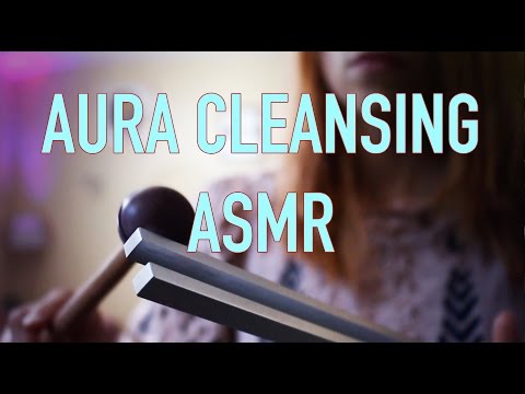 RELAXING AURA CLEANSING ASMR, TUNING FORK, SINGING BOWL, HAND MOVEMENTS, SMOKE/SMUDGE, SELENITE