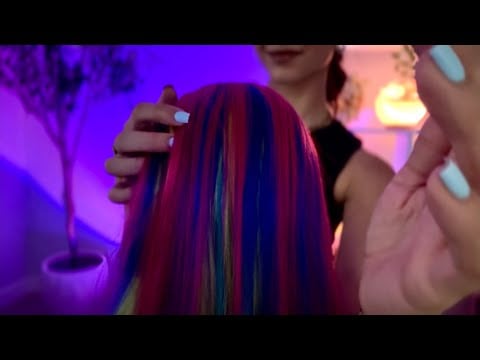 ASMR That Feels Like Old YouTube | Hair Play & Back Scratching