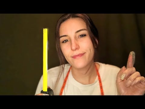 ASMR Measuring You Up Close // Glove Sounds, Inaudible Whispers & Writing Sound //Personal Attention
