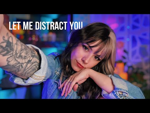 ASMR For Sleep to Distract Your Mind 😴 (Eyes Closed at 8:55)