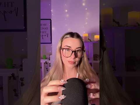 ASMR foam mic scratching 🎙️💕 #asmrmicscratching #asmrtriggers