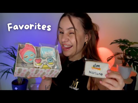 [ASMR] Juli & August Favorites 🩵 | ASMR Marlife