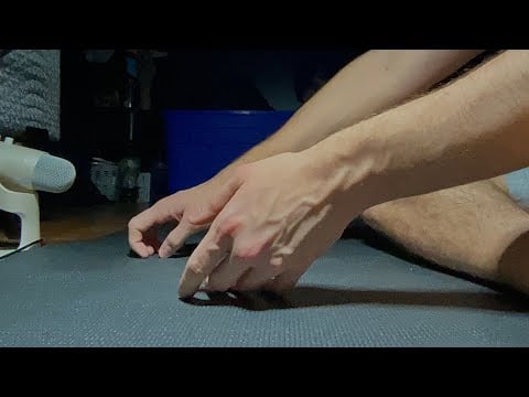 ASMR| Yoga Mat Scratching and Tapping