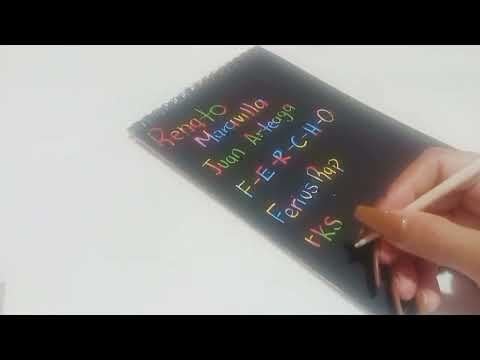 ASMR mandando saludos 📝