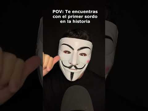 ASMR pero te encuentras con el PRIMER SORDO en la HISTORIA