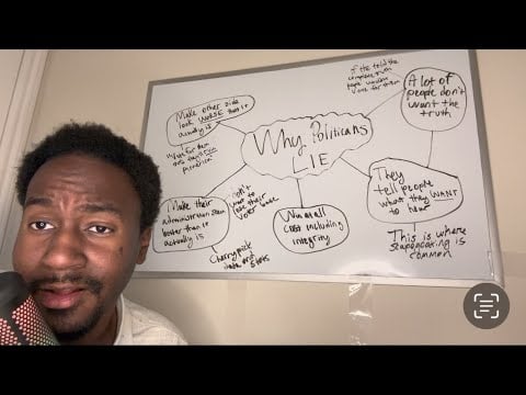 ASMR Whiteboard Lecture About Why Politicians LIE