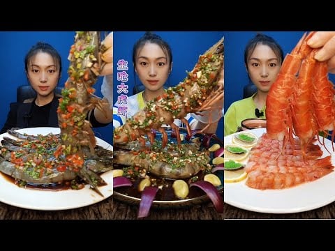 🦐🍽 Boiled Seafood Mukbang Feast  삶은 해산물 잔치 먹방  茹でシーフードごちそうモッパン  水煮海鲜盛宴吃播