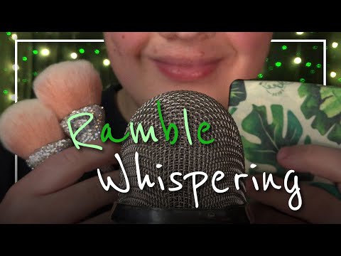 ASMR Ramble with many different Triggers!! Brushing, Beeswax & Tapping… 😴 (Deutsch/German)