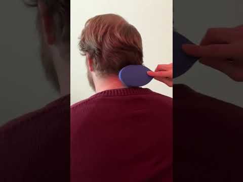 ASMR Hair Brush Massage #asmrheadmassage #realpersonasmr #relax #hairbrushingasmr #oddlysatisfying
