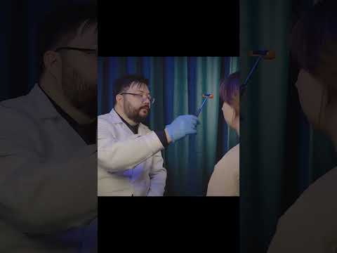 ASMR 3rd person - Neurolog hammer-cranial nerve exam #ASMR #asmrroleplay #asmrdoctor #asmrsleep