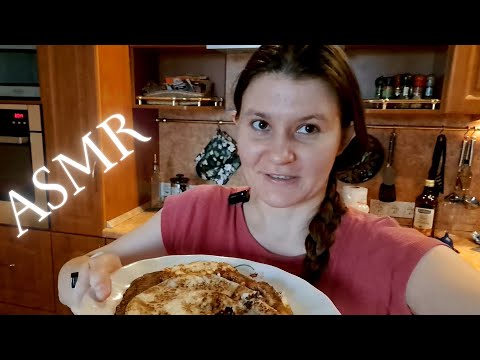 ASMR Cooking Russian pancakes using a bottle. Russian recepie