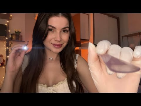 ASMR Exame Facial 😶‍🌫️🔦