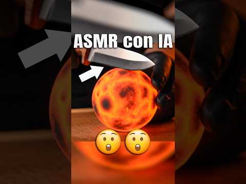 Hice un ASMR CON IA *TE DORMIRÁS* 😮 #asmr #shorts #viralshorts