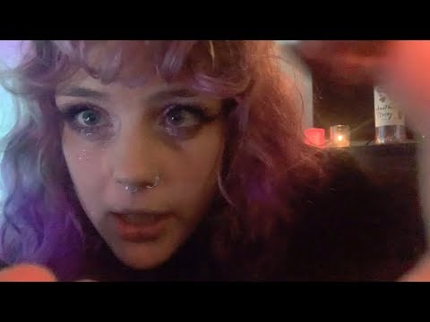 💤FAST ASMR: Experimental Spit Painting - CHAOTIC mouth sounds, rings + more!💤