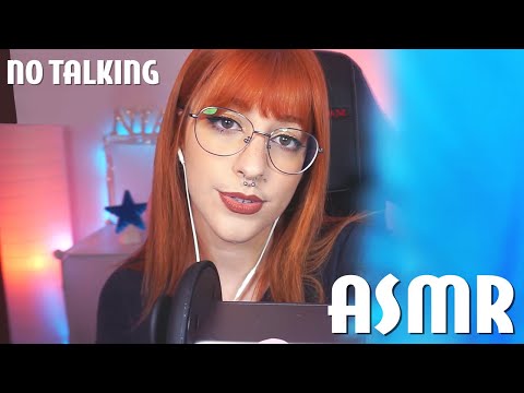 ASMR RELAJANTE SIN HABLAR - sonidos con la boca y manos, espuma - Para dormir