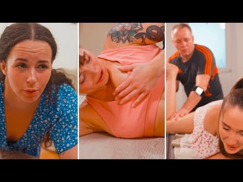 Deep tissue , stretch and manual care therapy | ASMR CHIROPRACTIC 😍 #chiropractor #asmr #youtube 