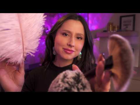 Spanish ASMR 🌙 Cozy Whispers & Brushing to Melt Your Stress Away