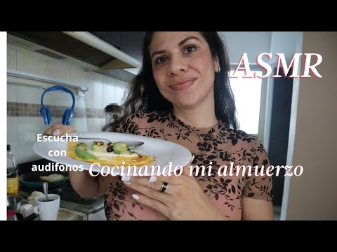 ASMR en Español | Cocinando mi almuerzo