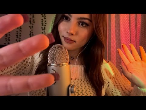 ASMR 💤 Putting you to Sleep & Hand Movements (positive affirmations, whispering, mouth sounds…)