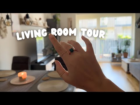 ASMR Living Room Tour 🪴 (Lo-Fi Sounds, Air Tracing, Hand Movements, Whispering, Tapping)