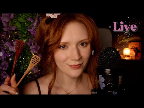 ASMR Clicky Whisper🥰Eye cleaning,Trigger words, Jellyfish,X marks,Kisses,Thunderstorm, Light🥢