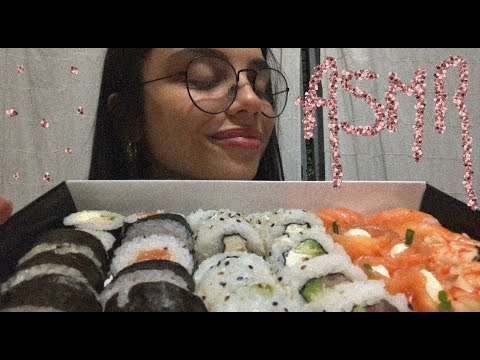 ASMR eating sushi🍣🍱comiendo|| VSM ASMR