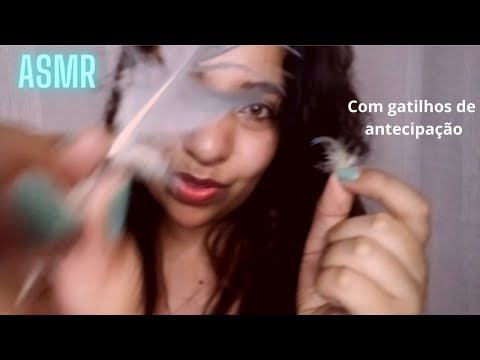 ASMR EXTREMAMENTE DELICADINHO, VÁRIOS GATILHOS FOFOS PASSANDO NO SEU ROSTINHO E MUITOS SONS DE BOCA