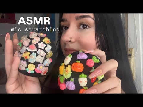 ASMR MIC SCRATCHING + MOUTH SOUNDS