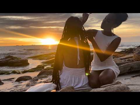 ASMR Hair Ritual by the Sea | Hair Styling & Meditation for Deep Relaxation 🌊 Ocean Sounds
