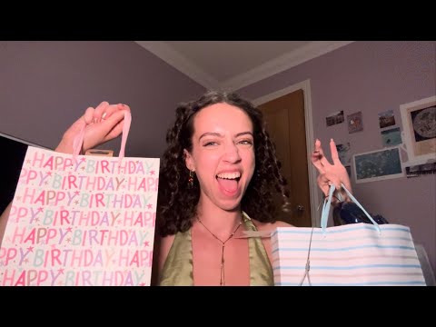 ASMR Lofi Birthday Haul ! 🎂