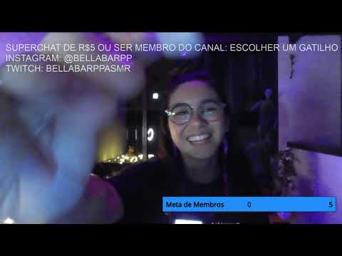 ASMR LIVE | VEM RELAXAR COMIGO E SONS DE CHUVA!