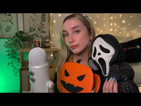 ASMR super cozy Halloween haul (lots of triggers and whispering)