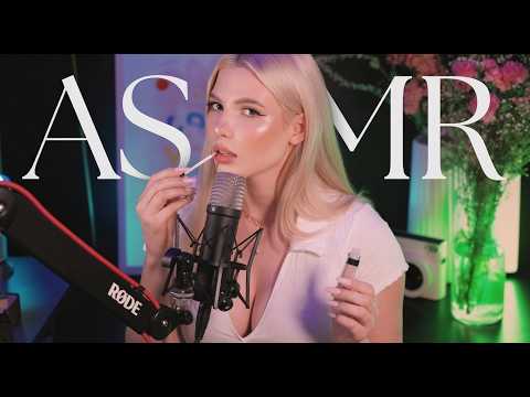 ASMR 💋 Soft Lip Gloss Whispers & Gentle Finger Flutters