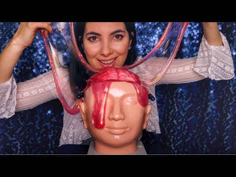 ASMR BINAURAL: SLIMES NO SEU CÉREBRO - Sweet Carol
