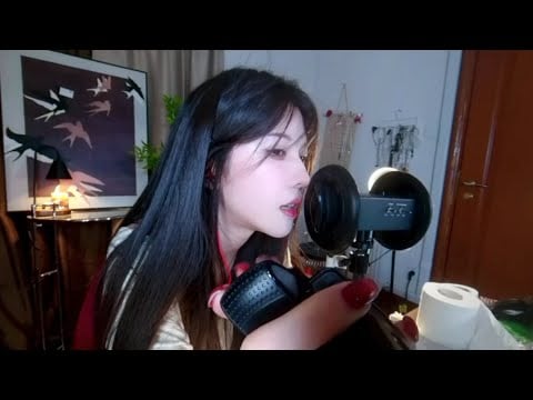 ASMR Tingly Mouth Sounds & ASMR Sleep | 湿滑的口腔音 芦荟胶 水声 微胖 微表情 | 2025年3月25日
