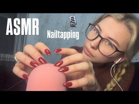 Relaxing Nail Tapping & Mic Scratching ASMR 🎙️ Ultimate Tingling Sounds 💅🏼 [German]