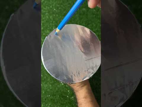 Holes in Foil Paper ASMR 🌀✨ #shorts #asmr #oddlysatisfying #relaxing #satisfying